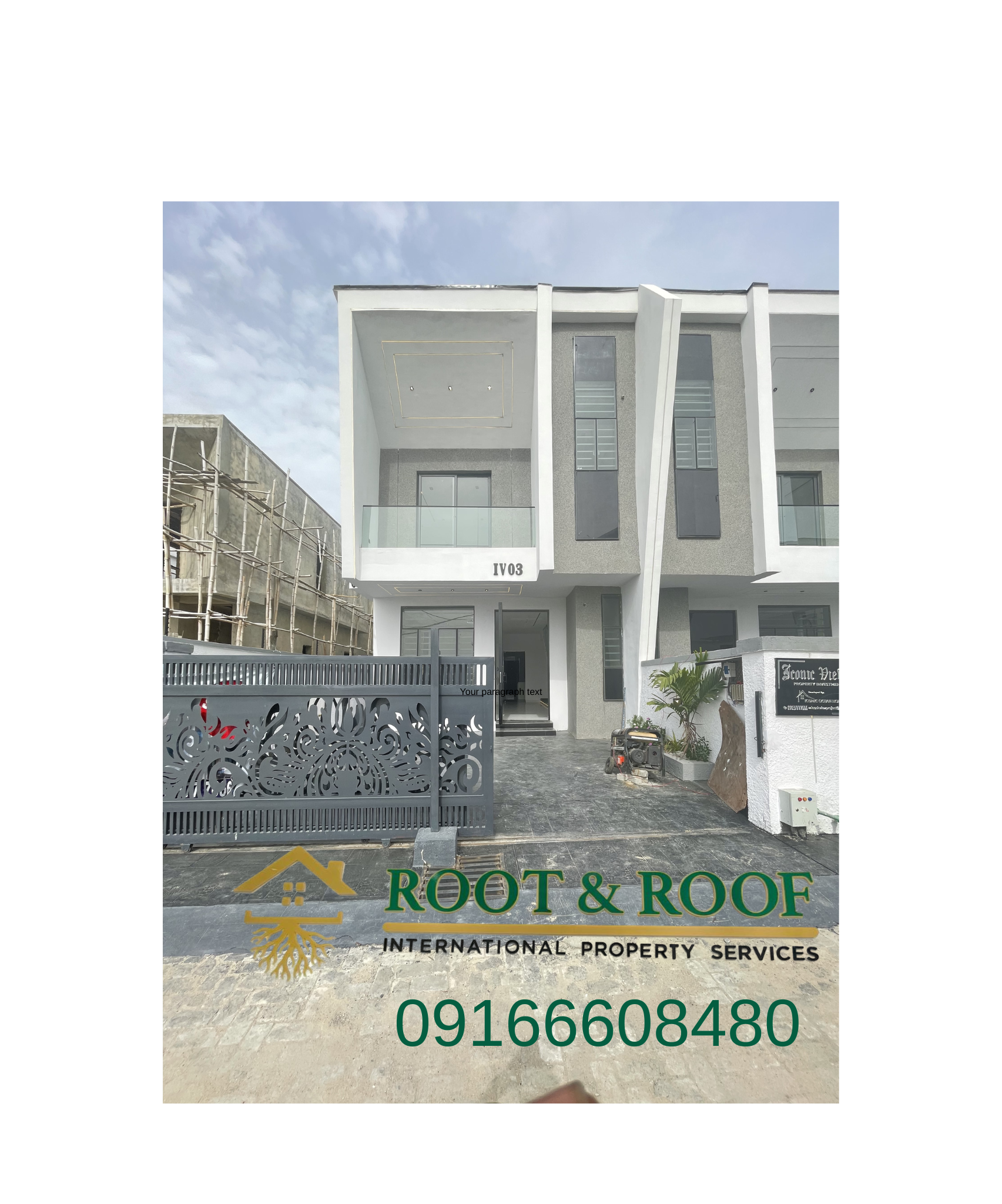 Elegant 4 Bedroom Semi Detached with BQ. Tastefully Furnished Interiors